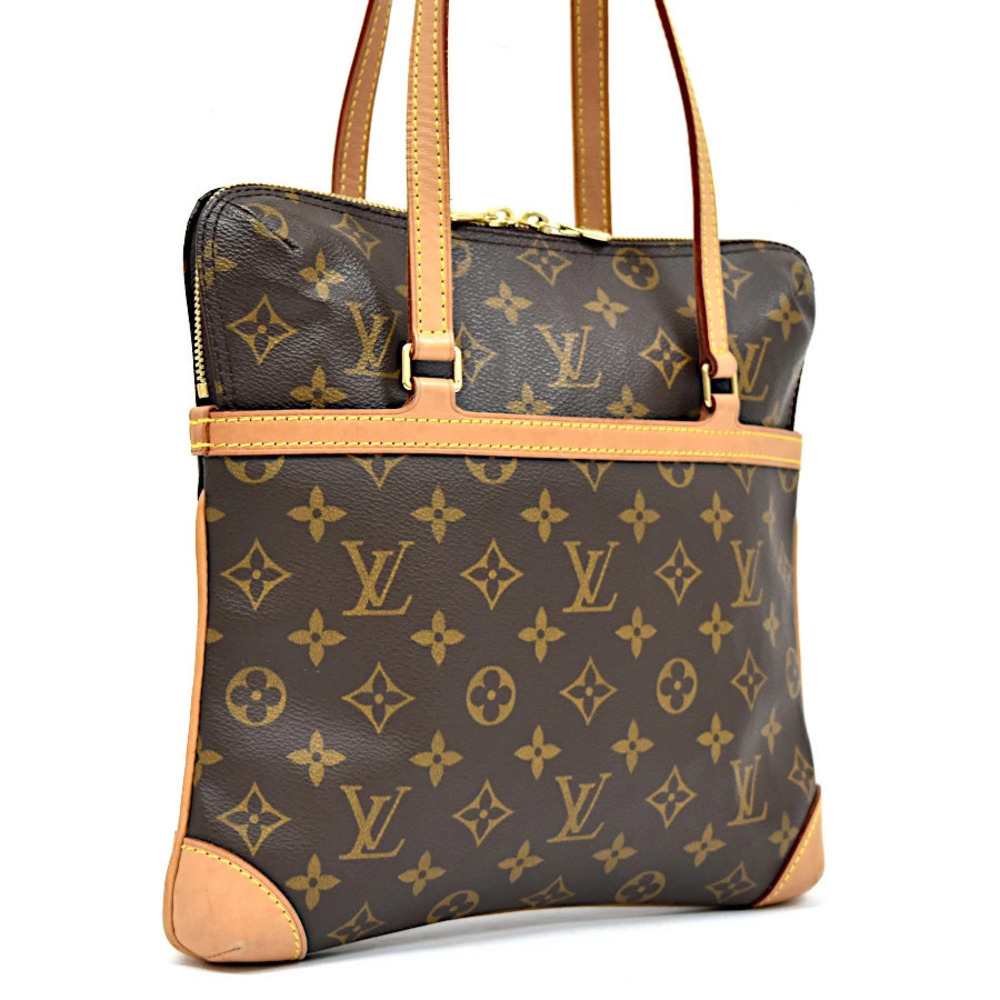 Louis Vuitton Coussin Shoulder Bag Monogram Canvas Leather Brown